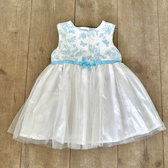 Nanette Baby 18 Month Toile Tulle Dress & Matching Peacoat Jacket- RARE - Picture 6 of 16